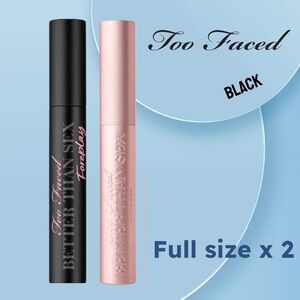 📦🆕 TOO FACED |FULL| Better Than Sex Mascara & Foreplay Primer 🌱🐇